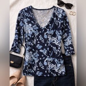 St. John’s Bay Classic Tee White 100% Cotton S Vintage 2000s